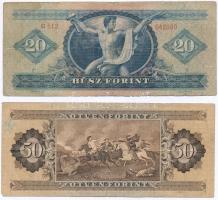 1949. 20Ft + 1951. 50Ft T:III-
Adamo F10, F18