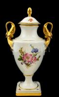 Alka Kunst fedeles váza, matricás, jelzett, hibátlan, m:35 cm