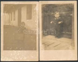 cca 1920-1940 Gyermekfotók, 5 db, 14x9 cm