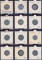 Hagyaték gyűjtemény, egész világ, régi és új, 192db érme, benne nominál és sok tengerentúl, 16 lapos...