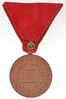 1898. "Jubileumi Emlékérem Fegyveres Erő Számára" Br kitüntetés mellszalaggal T:1- 
Hunga...