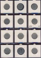 Hagyaték gyűjtemény, egész világ, régi és új, 216db érme, benne nominál és sok tengerentúl, 18 lapos...