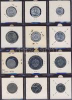 Hagyaték gyűjtemény, egész világ, régi és új, 216db érme, benne nominál és sok tengerentúl, 18 lapos...