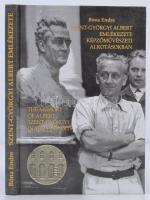Bóna Endre: Szent-Györgyi Albert emlékezete képzőművészeti alkotásokban. The memory of Albert Szent-Györgyi In the fine parts. Szeged, é.n., Móra Ferenc Múzeum. Második, bővített kiadás. Kiadói kartonált papírkötés, magyar és angol nyelven. A szerző által dedikált!/ Hardback, in Hungarian and English language.