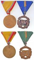 1964. "Haza Szolgálatáért Érdemérem" ezüst és bronz fokozata, mindkettő mellszalagon + 196...