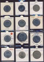 Hagyaték gyűjtemény, egész világ, régi és új, 130db érme, benne nominál és sok tengerentúl, 11 lapos...