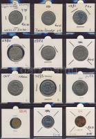 Hagyaték gyűjtemény, egész világ, régi és új, 130db érme, benne nominál és sok tengerentúl, 11 lapos...