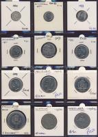 Hagyaték gyűjtemény, egész világ, régi és új, 130db érme, benne nominál és sok tengerentúl, 11 lapos...