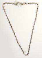 Ezüst(Ag) óralánc, jelzett, h: 34 cm, nettó: 6,5 g