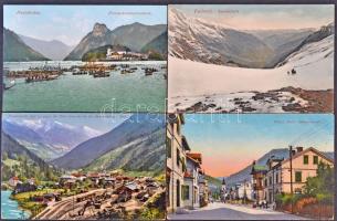 40 db RÉGI osztrák városképes lap, köztük sok használatlan képeslap és egy Semmering leporelló képes...