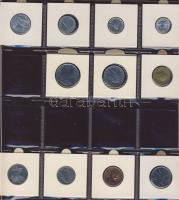 Hagyaték gyűjtemény, egész világ, régi és új, 239db érme, benne főleg tengerentúl, nominál 16 lapos,...