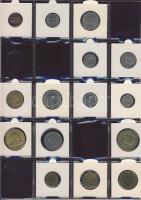 Hagyaték gyűjtemény, egész világ, régi és új, 239db érme, benne főleg tengerentúl, nominál 16 lapos,...