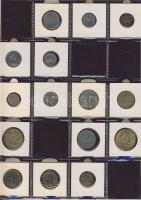 Hagyaték gyűjtemény, egész világ, régi és új, 239db érme, benne főleg tengerentúl, nominál 16 lapos,...