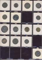 Hagyaték gyűjtemény, egész világ, régi és új, 239db érme, benne főleg tengerentúl, nominál 16 lapos,...