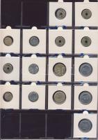 Hagyaték gyűjtemény, egész világ, régi és új, 239db érme, benne főleg tengerentúl, nominál 16 lapos,...