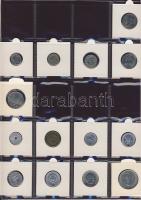 Hagyaték gyűjtemény, egész világ, régi és új, 239db érme, benne főleg tengerentúl, nominál 16 lapos,...