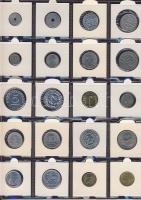 Hagyaték gyűjtemény, egész világ, régi és új, 239db érme, benne főleg tengerentúl, nominál 16 lapos,...