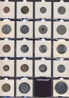 Hagyaték gyűjtemény, egész világ, régi és új, 239db érme, benne főleg tengerentúl, nominál 16 lapos,...