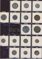Hagyaték gyűjtemény, egész világ, régi és új, 239db érme, benne főleg tengerentúl, nominál 16 lapos,...