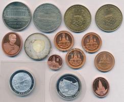 13db-os külföldi emlékérem tétel, közte India, Norvégia, Franciaország és Németország, illetve Svájc...