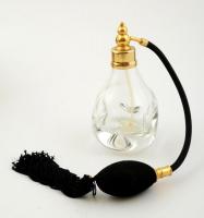 Dekoratív parfümszóró pumpával, működik, hibátlan, m:13 cm