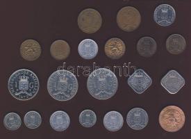 Holland Antillák 1950-70-es évek 1c (8x) 3klf típusban + 2 1/2c (2x) + 5c (2x) + 10c (3x) + 25c (2x)...