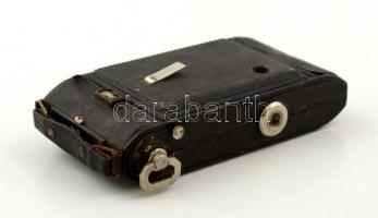 cca 1930 Balda Juwella harmonikás fényképezőgép, Anastigmat 1:4,5 F= 10,5 cm objektívvel, viseltes b...