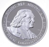 Lebó Ferenc (1960-) 2003. MKB - Liszt Ferenc Kamarazenekar Ag emlékérem dísztokban (31,46g/0.999/42mm) T:PP