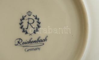 Reichenbach mokkás csésze és alj, matricás, jelzett, hibátlan