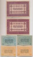 Olaszország / Velence / Osztrák-magyar megszállás 1918. 5c (2x) + 10c (2x) + 50c (2x) + 1L (2x) + 2L...