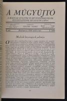 1928 A Műgyűjtő. Művészeti, műkereskedelmi folyóirat. Szerk.: Szilárd Vilmos, 1928. II. évf. 3. szám...