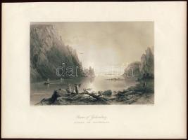 1840 Golumbacz romjai acélmetszet 27x24 cm