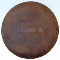 Kiss György (1943-2016) DN "Rákoshegyért" egyoldalas Br plakett, dísztokban (111mm)