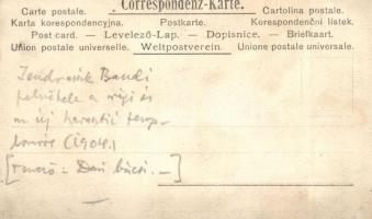 1904 Dunaharaszti, a régi és az új Római katolikus templomok, strand, photo (EK)