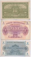 Ausztria / Szövetséges megszállás 1944. 50g + 1Sch + 2Sch + 5Sch + 10Sch + 20Sch + 50Sch + 100Sch T:...