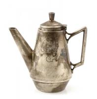 Alpakka kiöntő, jelzett, m: 13,5 cm