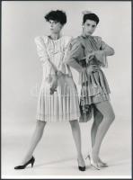 cca 1975-1980 Divatfotók, 6 db, 23x18 cm