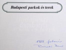 Radó Dezső: Budapesti parkok és terek. Bp., 1985, Magyar Nemzeti Galéria. Kiadói papírkötésben. A sz...