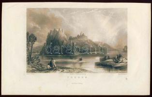 cca 1840 Dévény acélmetszet 23x14 cm