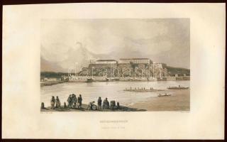 cca 1840 Pétervárad acélmetszet 23x14 cm