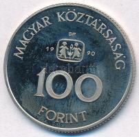 1983. 100Ft alpakka "Széchenyi István" eredeti tokban tanúsítvánnyal + 1984. 100Ft alpakka...