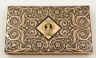 Régti desszertes doboz, 22,5×14×3 cm