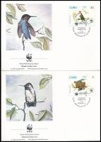 WWF: Kolibri sor + 4 FDC + 4 CM WWF: Hummingbird set + 4 FDC + 4 CM