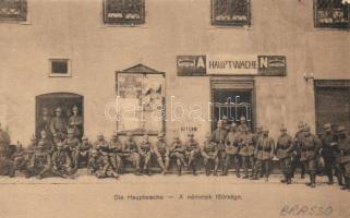 Brassó, Kronstadt, Brasov; Brassó felszabadítása, Németek főőrsége / Die Hauptwache / German main guard station