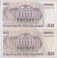 Ausztria 1986. 50Sch (2x) T:III
Austria 1986. 50 Schilling (2x) C:F