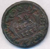 Orosz Birodalom 1738. Denga Cu (9,46g) T:2-,3
Russian Empire 1738. Denga Cu (9,46g) C:VF,F