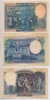 Spanyolország 1928. 50P + 1931. 50P + 1935. 50P T:III
Spain 1928. 50 Pesetas + 1931. 50 Pesetas + 1...
