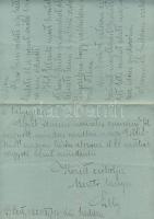 Bródy Lili írónő levele édesanyjához + 1 db hozzá írt levél