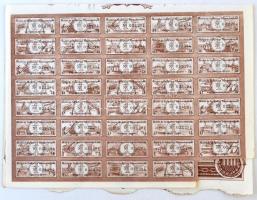 Franciaország / Párizs 1920. "Tengerentúli Hajózási Társaság" részvénye 500Fr-ról, szelvén...