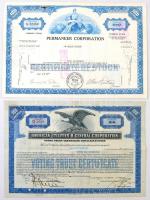 Amerikai Egyesült Államok 1930-1978. 8db-os részvény tétel, közte "The Italian American Civic C...